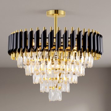 BRILAGI - Felületre szerelt csillár ECLIPSE 9xE14/10W/230V átmérő 58 cm arany/fekete