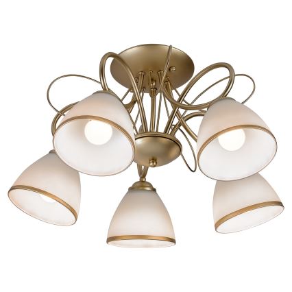 Brilagi - Felületre szerelt csillár FRED 5xE27/60W/230V átm. 59 cm arany