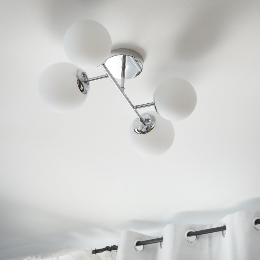 Brilagi - Felületre szerelt csillár MALONY 4xE14/20W/230V fényes króm