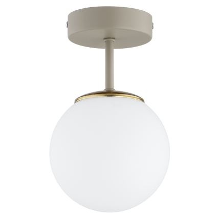 Brilagi - Felületre szerelt csillár MILO ECRU 1xE27/60W/230V bézs/arany