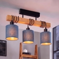 Brilagi - Felületre szerelt csillár NUBILA 3xE27/60W/230V fenyő/sötétkék
