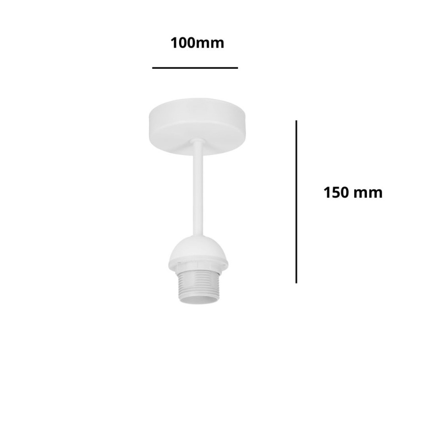 Brilagi - Felületre szerelt csillár PARTY 1xE27/60W/230V Ø 10 cm fehér