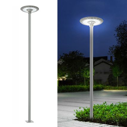 Brilagi - Fém rúd URBAN kültéri lámpaoszlophoz, 3 m-es, átmérő 58 mm, szürke