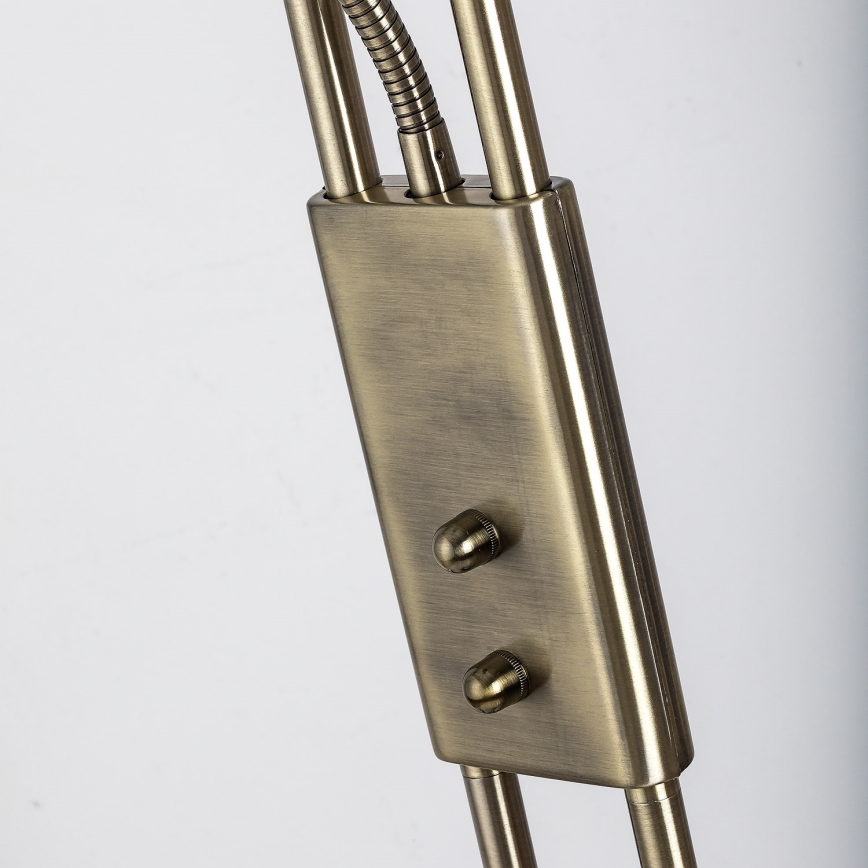 Brilagi - Fényerőszabályozható állólámpa SCARLETT 1xR7s/230W/230V + 1xG9/40W bronz színű