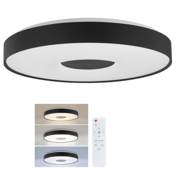 Brilagi - Fényerőszabályozható JAMIS LED/48W/230V 3000-6500K átm. 39 cm, fekete + + távirányító