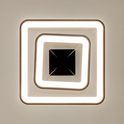 Brilagi - LED dimmelhető kábeles csillár FALCON SLIM LED/78W/230V 3000-6500K 50x50 cm fekete + távirányító
