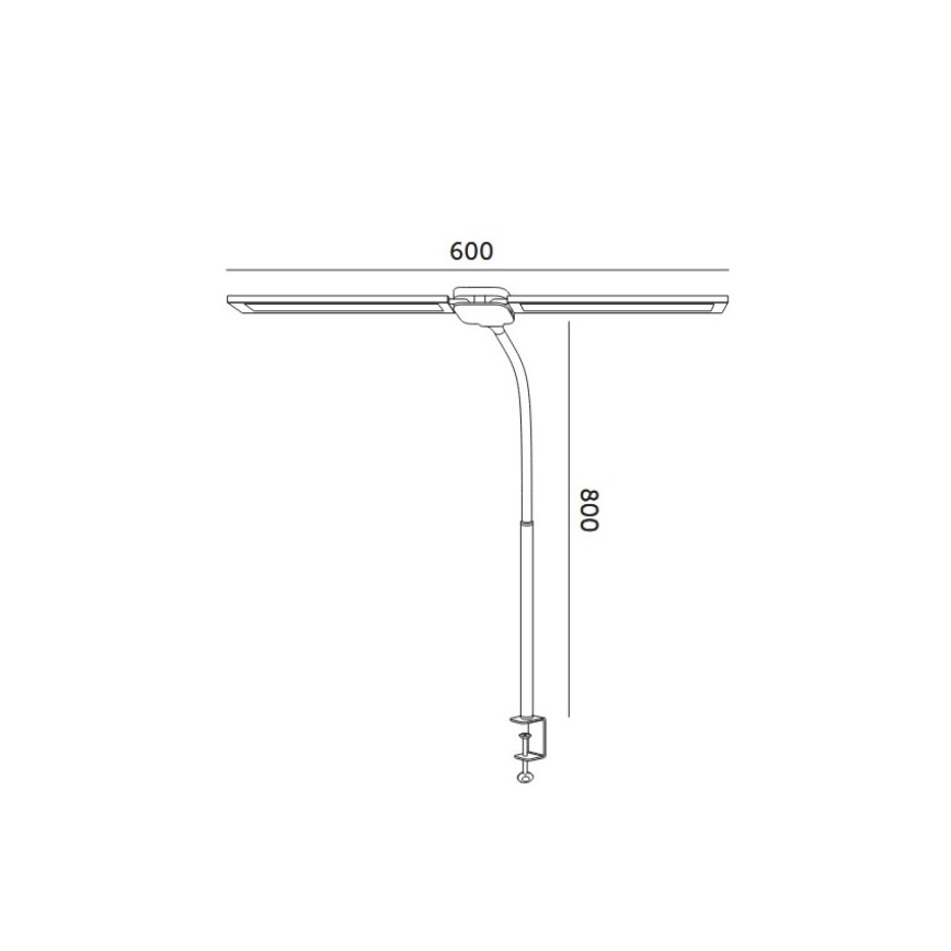 Brilagi - Fényerőszabályozható LED asztali lámpa USB VARIO LED/14W/5V 3000-6000K fehér