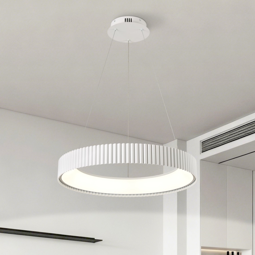 Brilagi - LED dimmelhető függeszték kábelen FALCON MODERN LED/54W/230V átm. 60 cm fehér + távirányítóval