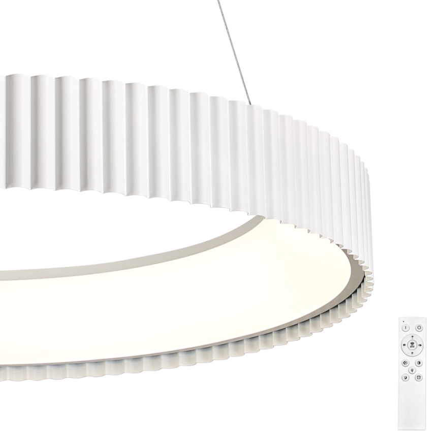 Brilagi - LED dimmelhető függeszték kábelen FALCON MODERN LED/54W/230V átm. 60 cm fehér + távirányítóval