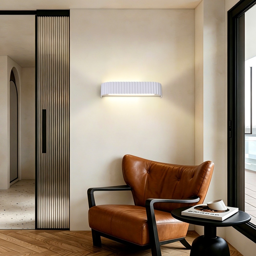 Brilagi - LED Dimmelhető fali lámpatest FALCON MODERN LED/14W/230V 3000-6000K 40 cm fehér + távirányító