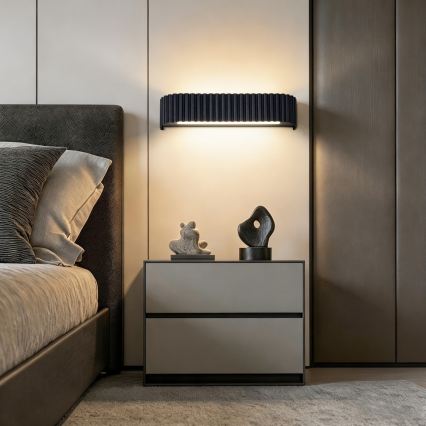 BRILAGI - FALCON MODERN dimmelhető LED fali lámpa LED/14W/230V 3000-6000K 40 cm fekete + távirányítóval