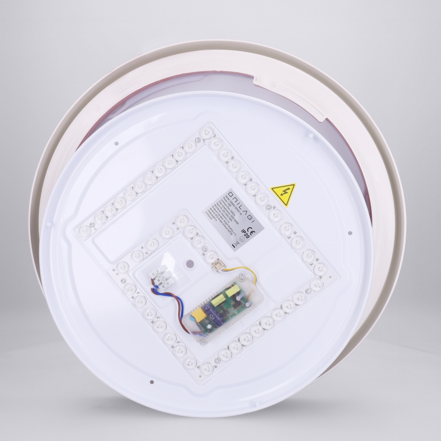 Brilagi - Fényerőszabályozható mennyezeti lámpa MATTEO LED/48W/230V 3000-6500K átm. 41 cm piros + távirányító