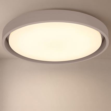 Brilagi - LED dimmelhető mennyezeti lámpa MATTEO LED/60W/230V 3000-6500K átm. 51,5 cm taupe + távirányító