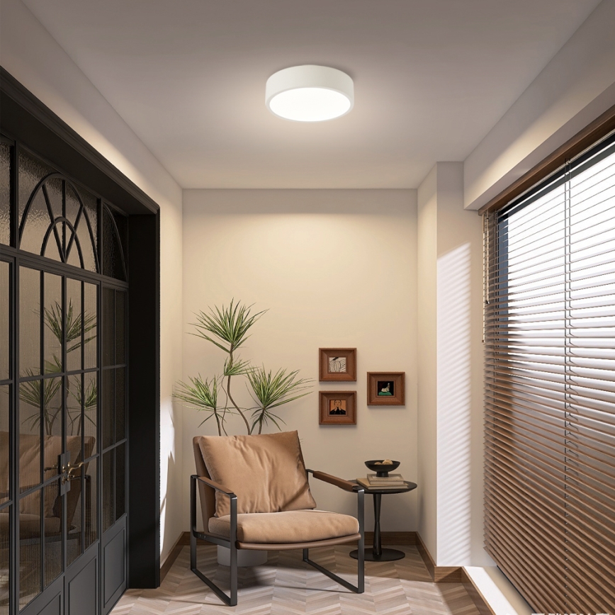 Brilagi - LED dimmelhető mennyezeti lámpatest POOL LED/18W/230V 3000-6000K 20 cm fehér + távirányító