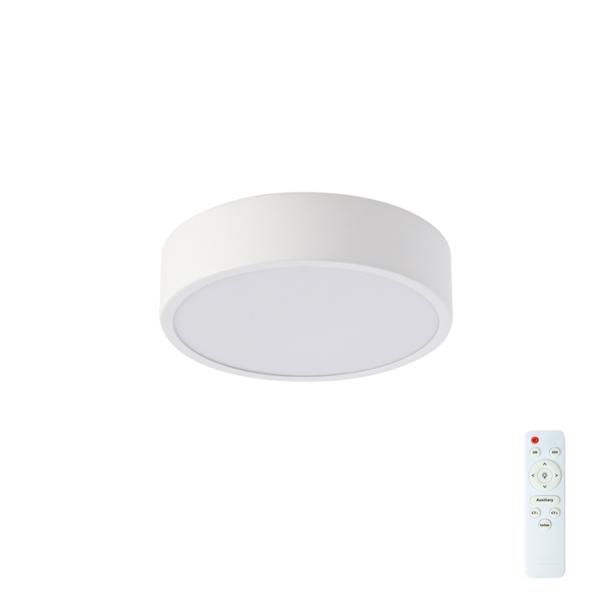 Brilagi - LED dimmelhető mennyezeti lámpatest POOL LED/18W/230V 3000-6000K 20 cm fehér + távirányító