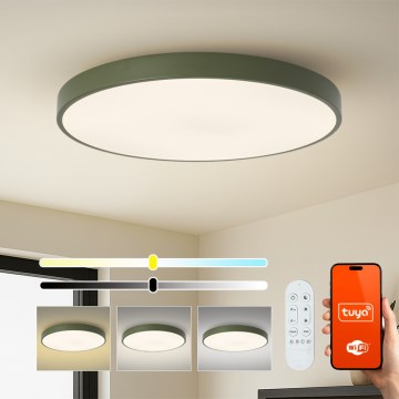 Brilagi - Fényerőszabályozható LED lámpatest POOL SMART LED/128W/230V Ø 100 cm Wi‑Fi Tuya + távirányító zöld