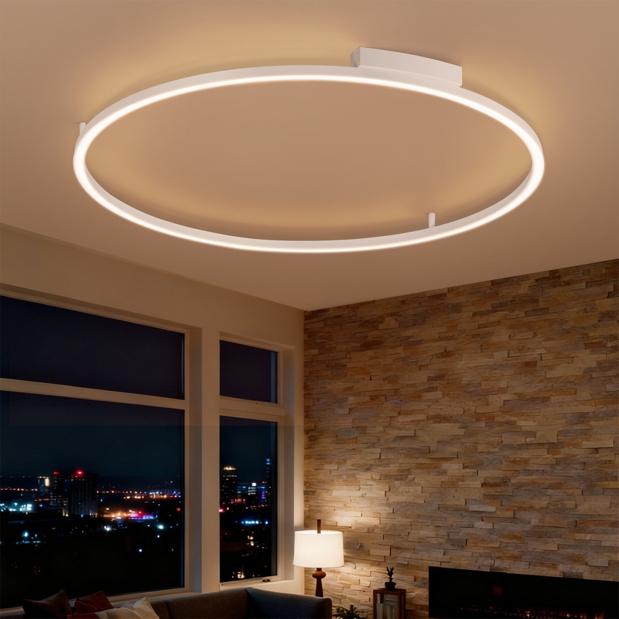 Brilagi - PORTOFINO LED dimmelhető mennyezeti lámpa LED/85W/230V 3000-6000K, átmérő 120 cm, fehér + távirányító