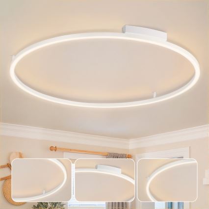 Brilagi - PORTOFINO LED dimmelhető mennyezeti lámpa LED/85W/230V 3000-6000K, átmérő 120 cm, fehér + távirányító