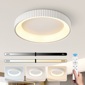 Brilagi - Fényerőszabályozható LED mennyezeti lámpa FALCON MODERN LED/54W/230V 3000-6000K 60 cm fehér + távirányító