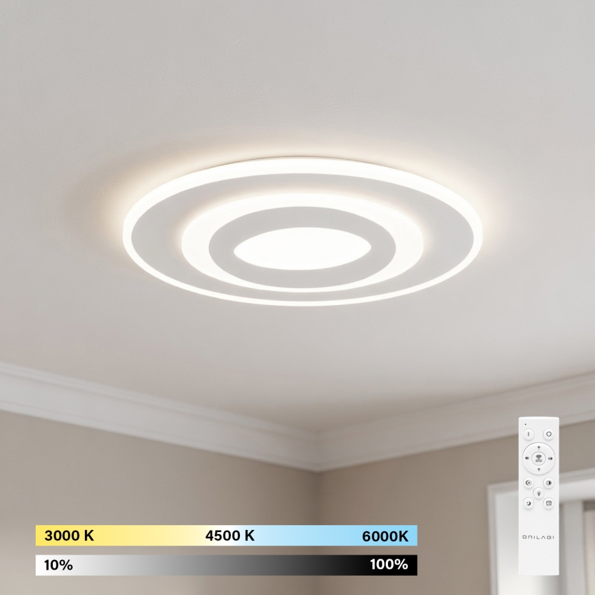 Brilagi - Fényerőszabályozható LED mennyezeti lámpa MODERN LED/45W/230V 3000-6000K 20x40 cm + távirányító