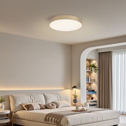 Brilagi - LED dimmelhető mennyezeti lámpa POOL LED/60W/230V 3000-6000K átm. 50 cm arany + távirányító