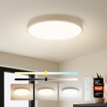 Brilagi - Fényerőszabályozható LED mennyezeti lámpa POOL SMART LED/60W/230V 3000-6000K átm. 50 cm Wi-Fi Tuya bézs + távirányító
