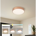 Brilagi - Fényerőszabályozható LED mennyezeti lámpatest POOL LED/36W/230V 3000-6000K átmérő 30 cm bronz + távirányító