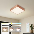 Brilagi - fényerőszabályozható LED mennyezeti lámpatest POOL SQUARE LED/36W/230V 3000-6000K 40x40 cm bronzszínű + távirányító