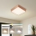 Brilagi - fényerőszabályozható LED mennyezeti lámpatest POOL SQUARE LED/36W/230V 3000-6000K 40x40 cm bronzszínű + távirányító