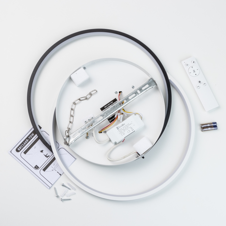 Brilagi - LED dimmelhető mennyezeti lámpatest VELO LED/70W/230V átm. 48 cm 3000-6500K + távirányító