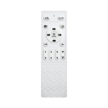 Brilagi - LED-dimmelhető mennyezeti ventilátor LED/32W/230V 3000-6500K átm. 95 cm fekete/barna + távirányítóval