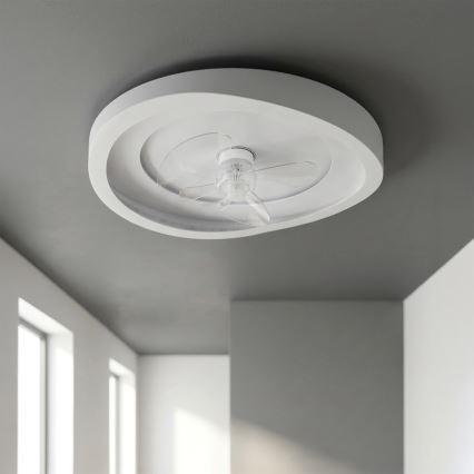 Brilagi - LED dimmelhető mennyezeti ventilátor LED/80W/230V átm. 50 cm fehér + távirányító