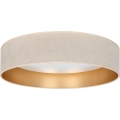 Brilagi - Fényerőszabályozható mennyezeti lámpa VELVET SMARTIX LED/36W/230V 3000-6000K átmérő 55 cm krémszínű/arany Wi-Fi Tuya Beacon + távirányító
