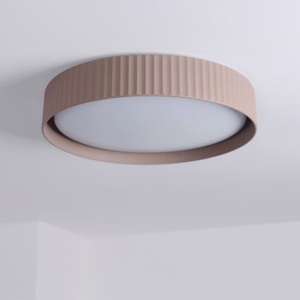 Brilagi - Fényerőszabályozható LED mennyezeti lámpatest LUCIA LED/48W/230V 3000-6500K átm. 41 cm barna + távirányító