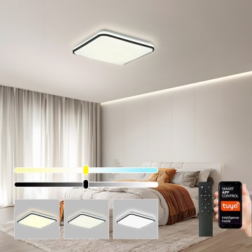 Brilagi - Fényerőszabályozható mennyezeti SMART LED lámpa LED/24W/230V 43x43 cm 3000-6000K Wi-Fi Tuya Beacon + távirányító