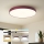 Brilagi - Fényerőszabályozható POOL mennyezeti LED lámpatest, LED/60W/230V, 3000-6000K, átmérő 60 cm, bordó + távirányító