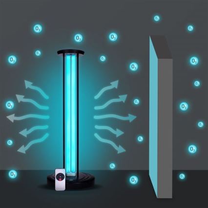 Brilagi - Fertőtlenítő germicid lámpa UVC/100W/230V + távirányítás