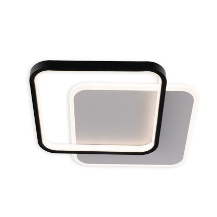 Brilagi - LED dimmelhető mennyezeti lámpatest FLARE LED/43W/230V 3000-6000K 39,5x45 cm fehér/fekete + távirányító