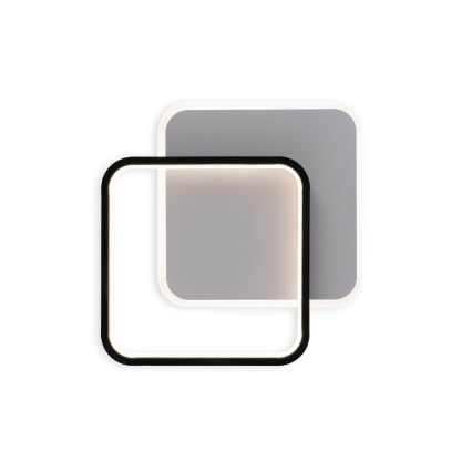 Brilagi - LED dimmelhető mennyezeti lámpatest FLARE LED/43W/230V 3000-6000K 39,5x45 cm fehér/fekete + távirányító