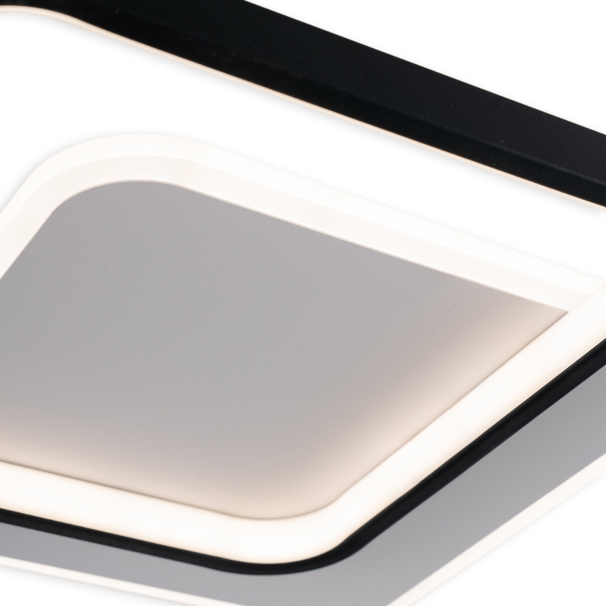 Brilagi - LED dimmelhető mennyezeti lámpatest FLARE LED/43W/230V 3000-6000K 39,5x45 cm fehér/fekete + távirányító