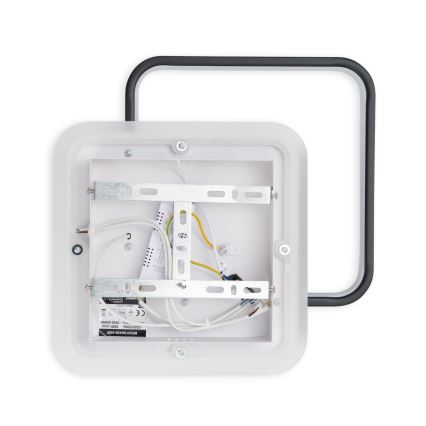 Brilagi - LED dimmelhető mennyezeti lámpatest FLARE LED/43W/230V 3000-6000K 39,5x45 cm fehér/fekete + távirányító