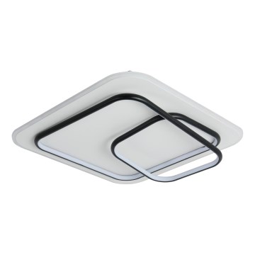 Brilagi - FLARE fényerőszabályozható mennyezeti LED lámpatest LED/81W/230V 3000-6000K 50x50 cm fehér/fekete + távirányító