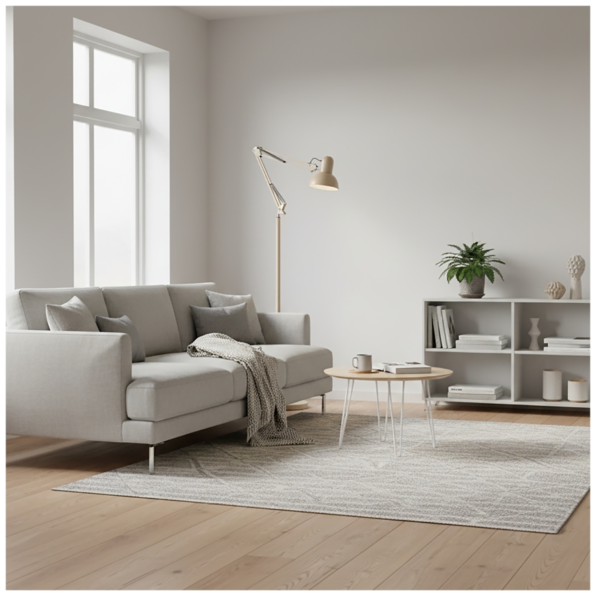 Brilagi - Flexibilis állólámpa TASKER 1xE27/60W/230V 184 cm bézs