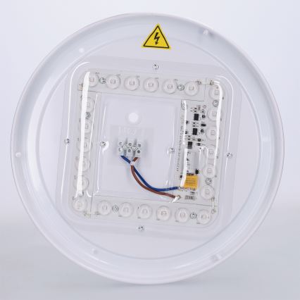Brilagi - FLOCO LED mennyezeti lámpa 24W/230V, átm. 30 cm, fa dekor, fekete
