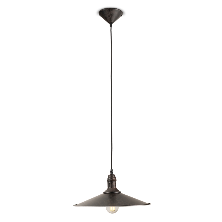 BRILAGI - FORGE kábeles függeszték 1xE27/60W/230V, átm. 36 cm, barna