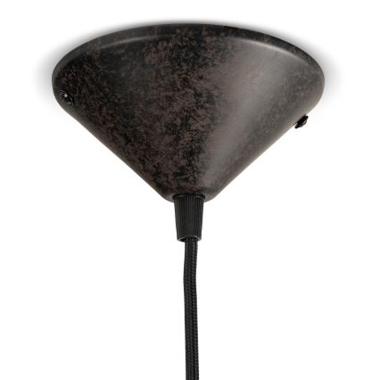 BRILAGI - FORGE kábeles függeszték 1xE27/60W/230V, átm. 36 cm, barna