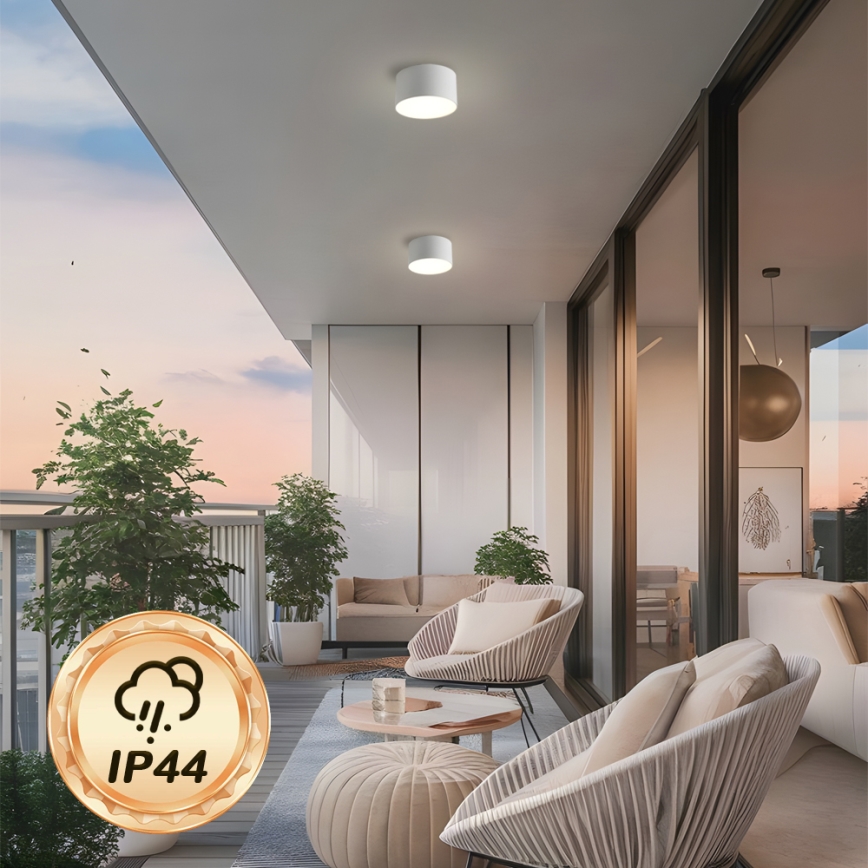 BRILAGI - FORIS fürdőszobai mennyezeti lámpa LED/9W/230V Ø 9 cm fehér IP44