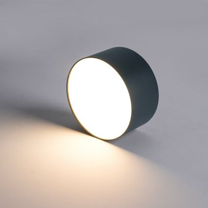 Brilagi - LED fürdőszobai mennyezeti lámpatest FORIS LED/9W/230V átm. 9 cm antracit IP44 CRI 90