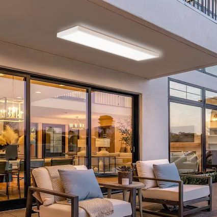 Brilagi - LED fürdőszobai mennyezeti lámpa FRAME LED/50W/230V 120x30 cm 3000/4000/6000K IP44 fehér