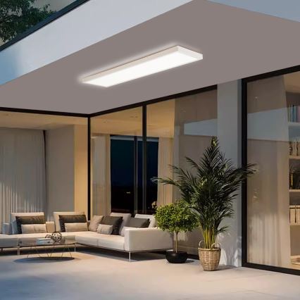 Brilagi - LED fürdőszobai mennyezeti lámpa FRAME LED/50W/230V 120x30 cm 3000/4000/6000K IP44 fehér